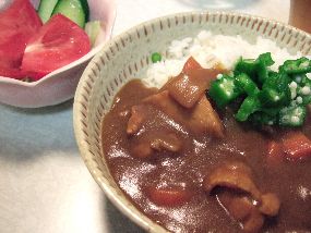 おくらカレー