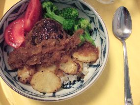 おろしハンバーグ丼